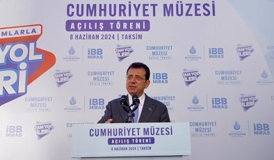 Ekrem İmamoğlu: İBB, Osmanlı su mirası Taksim Maksemi’ni ‘Cumhuriyet Müzesi’ne dönüştürdü