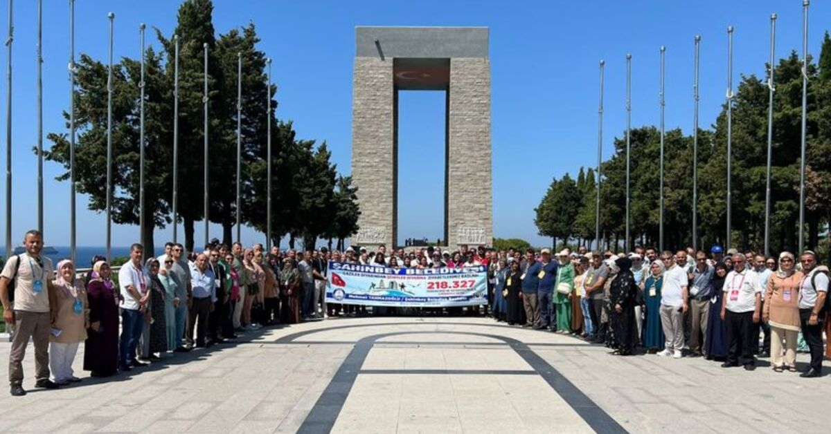 Gaziantep’ten 200 bin kişi, Çanakkale şehitleriyle buluştu