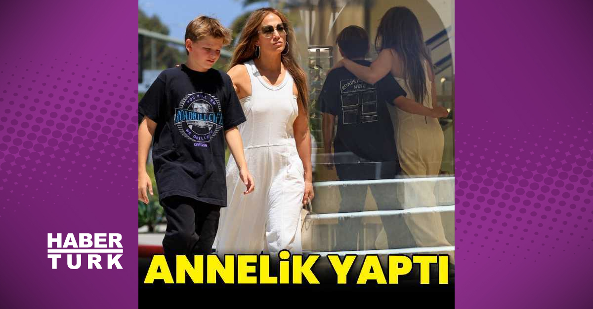 Jennifer Lopez boşanma aşamasında olduğu Ben Affleck’in oğluyla alışverişte