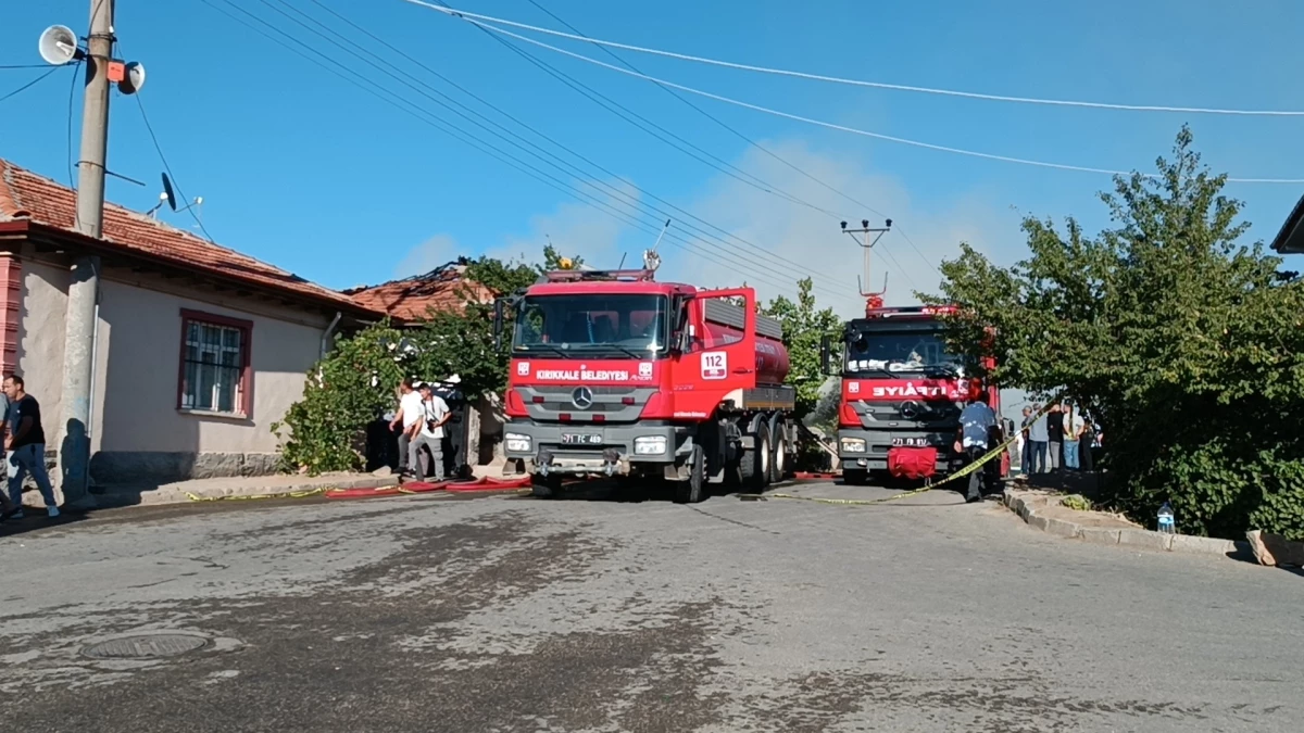 Kırıkkale’de Müstakil Evde Yangın Çıktı