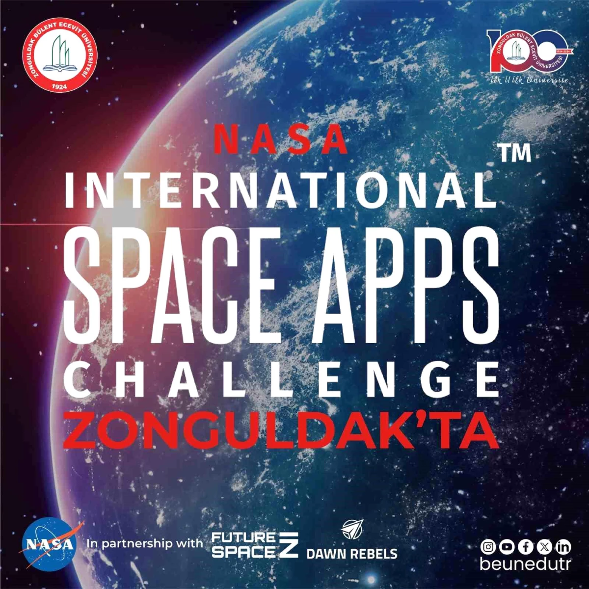 NASA Space Apps Challenge Zonguldak Bülent Ecevit Üniversitesinde düzenlenecek