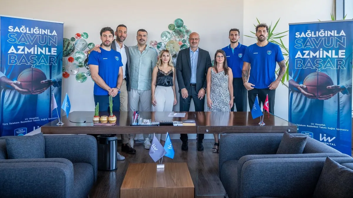 Türk Telekom Basketbol’un yeni sağlık sponsoru Liv Hospital