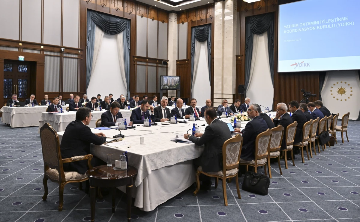 YOİKK Toplantısı Cevdet Yılmaz Başkanlığında Tamamlandı