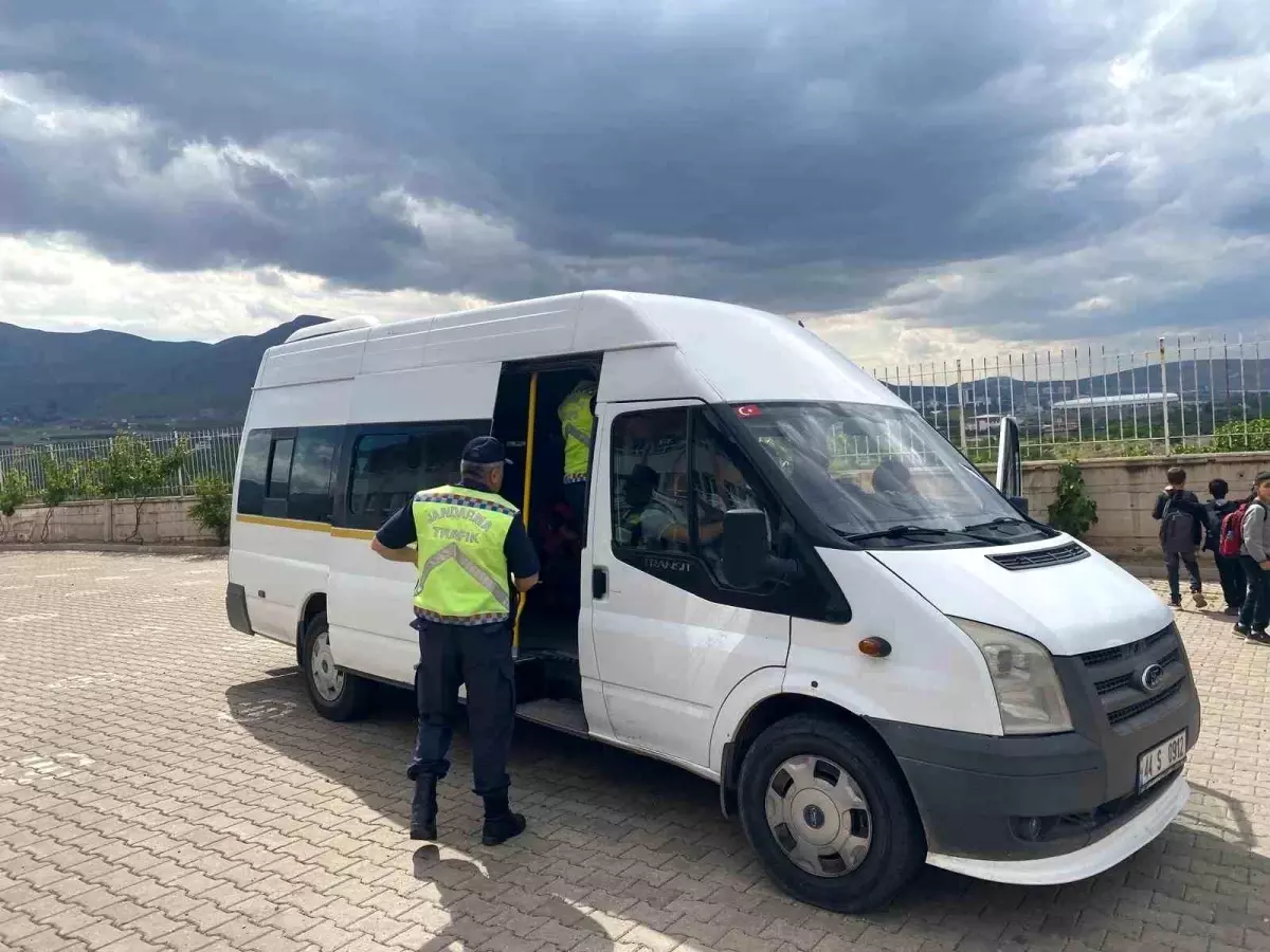 Malatya’da Okul Servisleri Denetlendi