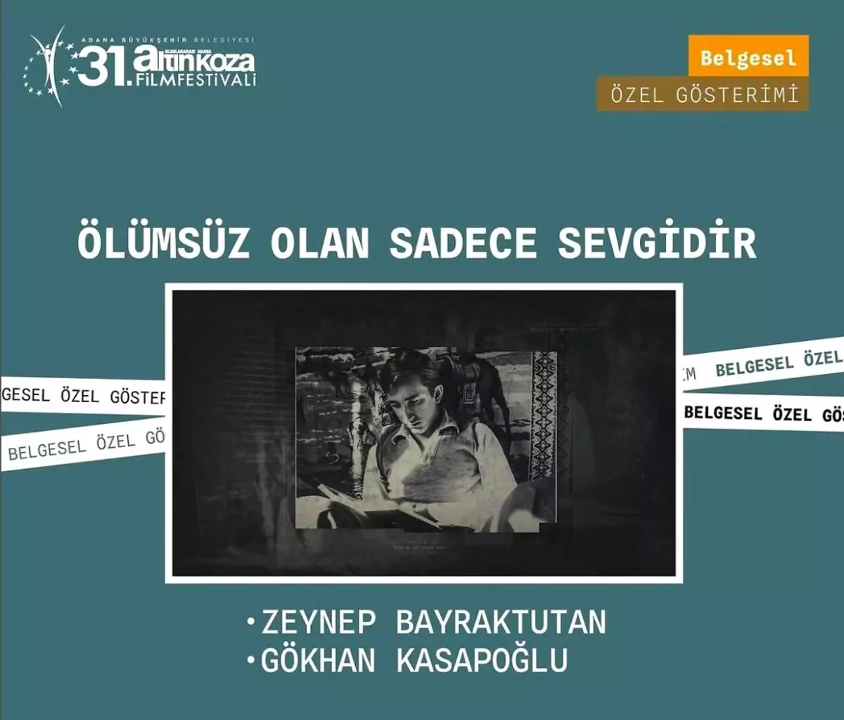 Tunç Başaran’a İthaf Edilen Belgesel, Adana Altın Koza Film Festivali’nde Gösterilecek