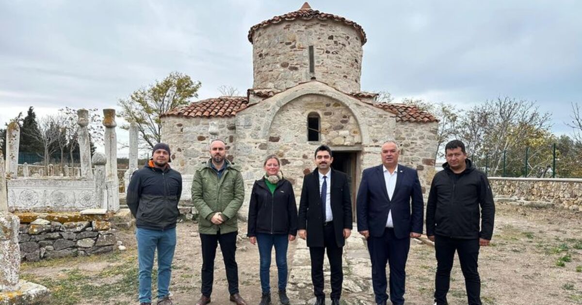 Edirne’deki Has Yunus Bey Türbesi’nde onarım çalışması başlatıldı