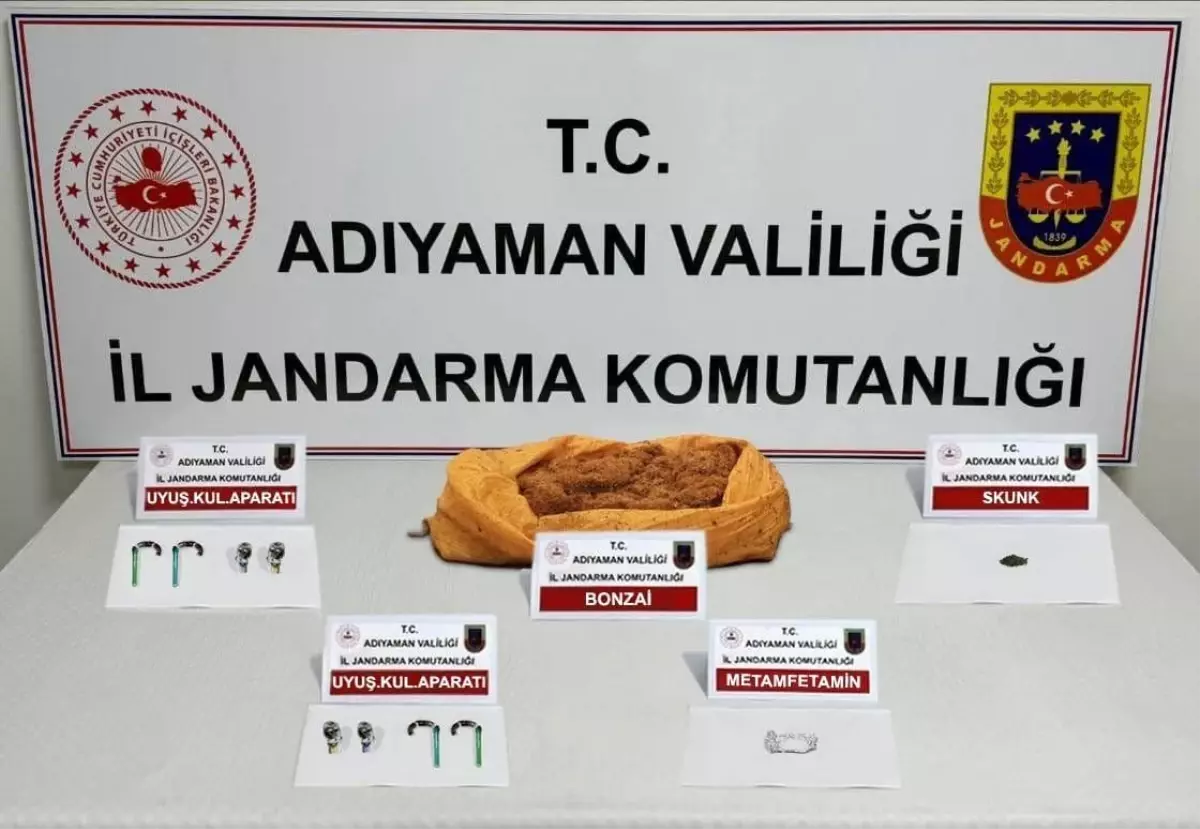 Adıyaman’da Uyuşturucu Operasyonu