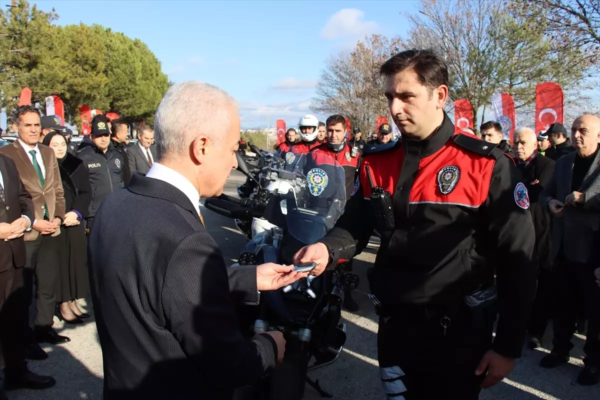 Kırklareli’nde Yeni Polis Araçları Hizmete Girdi