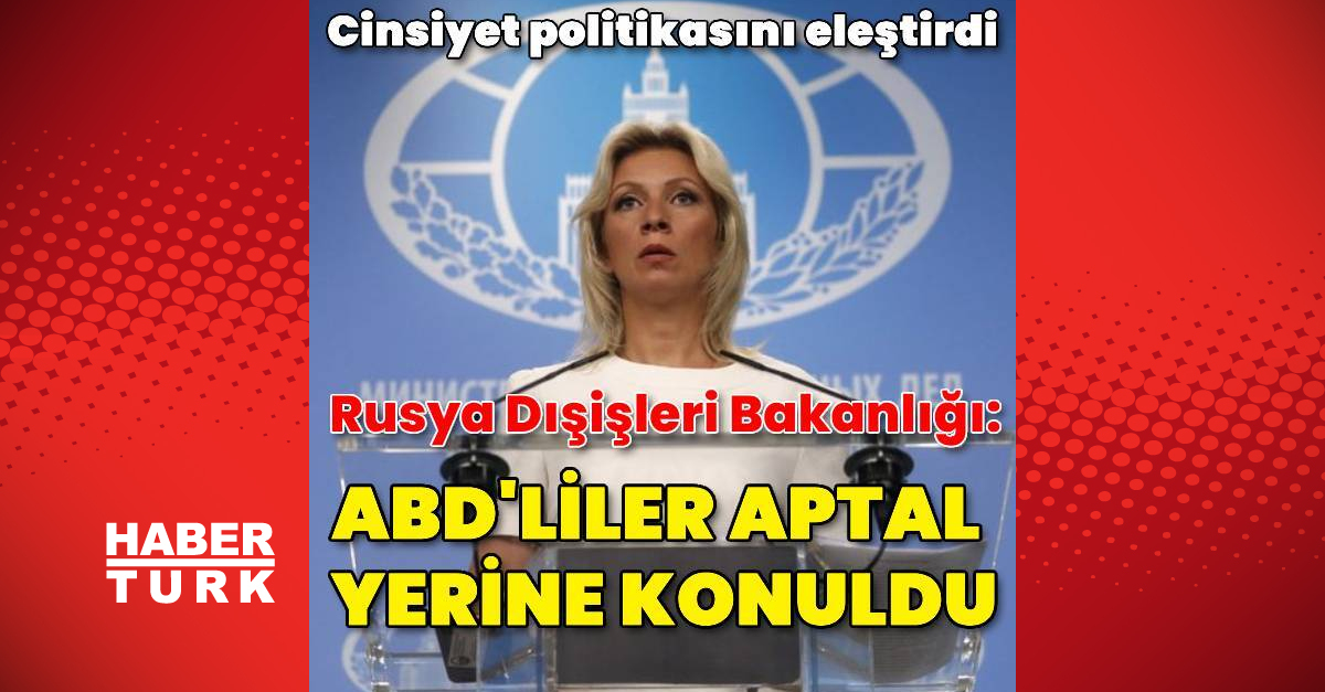 Maria Zaharova: ABD, halkını aptal yerine koydu