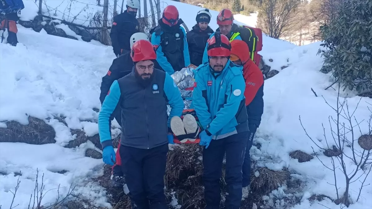 Giresun’da Çığ Tatbikatı Gerçekleştirildi