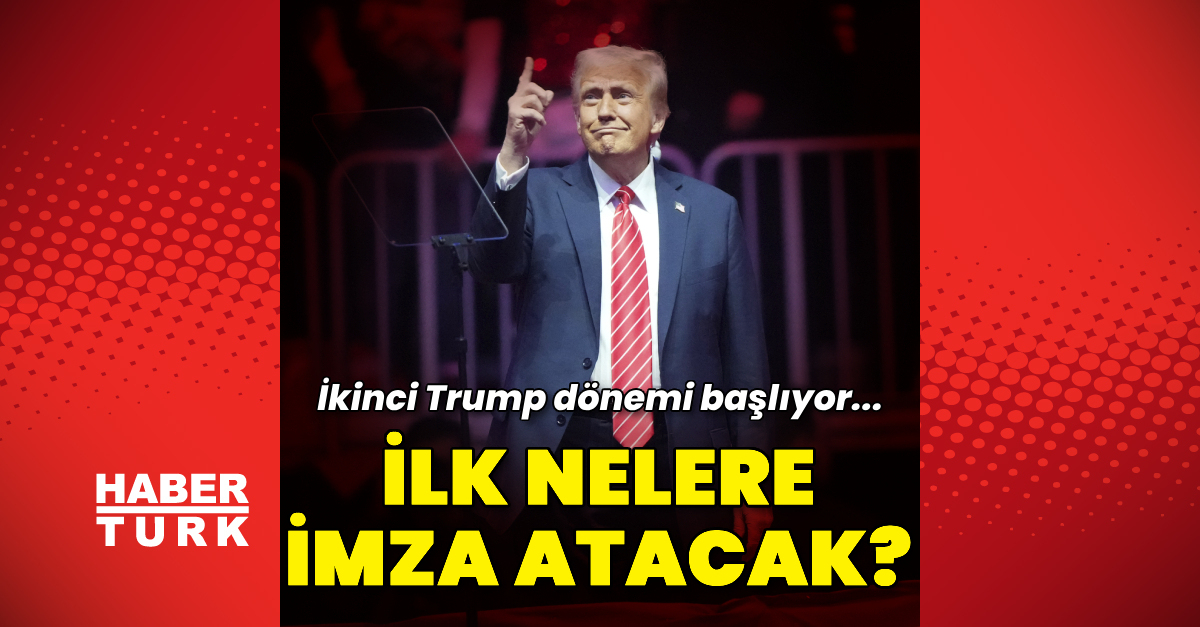 İkinci Donald Trump dönemi başlıyor: Beyaz Saray’daki ilk gününde neler yapacak?